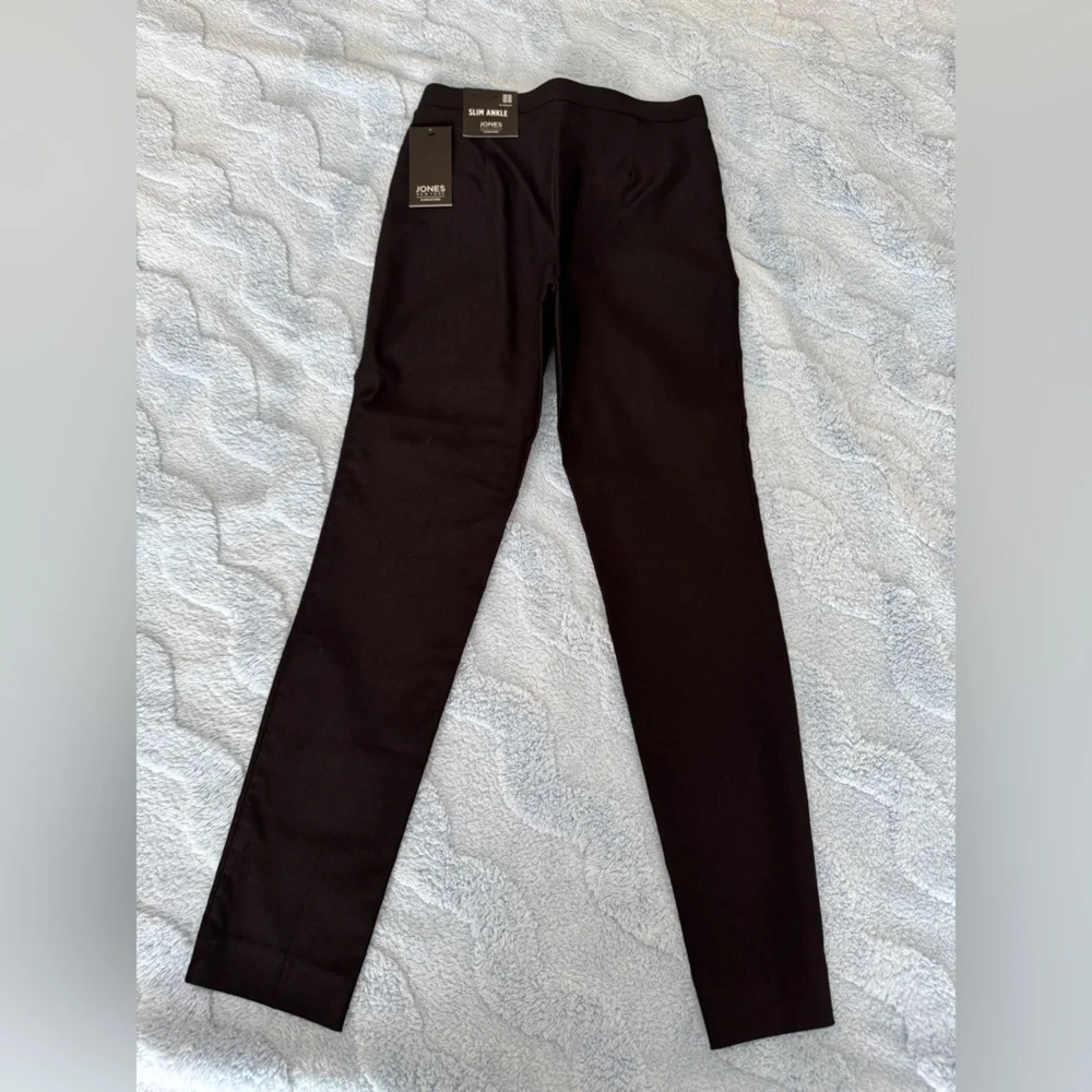 NWT Jones New York Women's Black Slim Ankle Pull On Pants Size XS 29 Inseam - Picture 3 of 16